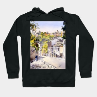 Cuesta Chapiz, Granada, Spain Hoodie